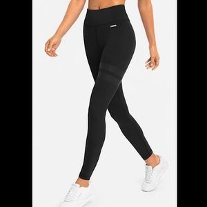 Stronger ETNA TIGHTS High Waist Black Grey